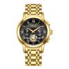 LIGE 89106 Reloj deportivo de cuarzo para hombre, multifuncional, informal, de tres esferas, resistente al agua, para negocios y negocios.