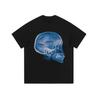 Harajuku Ins Marca de Moda Lavada Desgastada Algodón Pesado Camiseta de Manga Corta para Hombres y Parejas Versátil Casual Vintage Camiseta sin Mangas