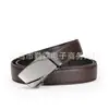 Cinturón para Hombre Casual de Negocios Doble Línea Hebilla Automática Cinturón Hebilla de Hierro Láser Cinturón para Pantalones Suministro Transfronterizo