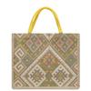 Bolso de mano de lino de gran capacidad 2024, bolso de lona informal, bolso de mano para viajeros, bolso de lona sencillo de moda nacional.