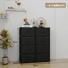 Estantería Armario de Almacenamiento Doméstico Móvil Tela No Tejida Gabinete Multicapa Mesita de Noche de Dormitorio Armario de Almacenamiento Tipo Cajón para Juguetes