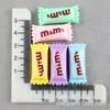 Accesorios de Resina DIY Pasador Pegamento Cremoso Divertido m Bean Funda para Teléfono Móvil Accesorios de Caramelo Pasador de Expresión Material para Accesorios de Cabello
