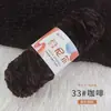 Ovillo de hilo grueso de terciopelo dorado chenilla para gorros, bufandas, suéteres, muñecas, zapatos de ganchillo, kit de material de tejer DIY