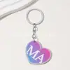 Regalo con forma de corazón modelo nuevo Llavero VEMAIYOUMOM letras en inglés Llavero Día de la Madre MA