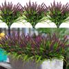 Amazon Transfronterizo Plantas Verdes Artificiales Simuladas para Exteriores Hierba Mono Flores de Lavanda Decoraciones de Plantas en Maceta para el Hogar y Bodas