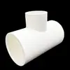 Codo reductor en T de plástico PVC-U blanco para suministro de agua 25 x 20 tamaño de T junta trigeminal de plástico azul Reductor