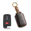 Nova Capa de Chave Retrô Adequada para Carros Antigos da Toyota, Bolsa de Proteção para Chave Fivela Feita à Mão em Couro Bovino Genuíno