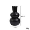 Vaso de plástico criativo em forma de cabaça arranjo de flores artificiais vaso para arranjo de flores vaso para sala de estar vaso decorativo