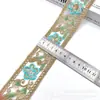 Novo bordado de renda com lantejoulas multicoloridas acessórios de vestuário étnico cordão de linha bordado lantejoulas atacado 5CM de largura