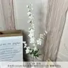 Decoración de Flores Artificiales de 3 Ramas para Hogar Sala de Estar Mesa de Comedor Montaje Escena de Boda Accesorios para Fotografía