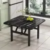 Mesa Plegable, Mesa de Comedor, Mesa de Comedor para el Hogar, Mesa Pequeña para Vivienda de Alquiler, Mesa para Venta Ambulante, Mesa Cuadrada Plegable de Piso