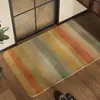 Alfombrilla de baño tejida estilo retro de tierra de diatomeas, absorbente, antideslizante, de secado rápido, adecuada para el baño, la entrada, y fácil de limpiar y mantener