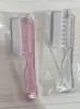Peine aplicador de bola elástica para el cuero cabelludo, peine de masaje para el crecimiento del cabello conductor de líquido transparente, herramienta de cuidado del cabello para aplicación de crecimiento y anticaída para uso doméstico