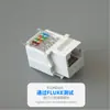 Módulo de red RJ45 libre de seis tipos de enchufe de socket de red gigabit, cableado integrado, cabeza de cristal, panel de distribución de cable de red, enchufe