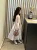 Vestido de Verano Nuevo, Moderno y Elegante para Niñas, Transpirable, Amigable con la Piel, Dulce Estampado Floral
