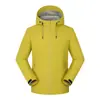 Chaqueta de trabajo ligera personalizada con capucha, chaqueta cortavientos e impermeable integrada para exteriores y montañismo para hombres y mujeres, con logo estampado