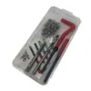 Herramientas de Reparación de Roscas Automotrices, Herramientas de Roscado, Bujía, Roscado, Rosca Roscada Juego de Herramientas de Reparación de Roscas de 25 Piezas
