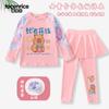 Nuevo Traje de Baño Kapibala para Niñas, Conjunto de Dos Piezas con Pantalones Largos de Manga Larga, Secado Rápido, Protección Solar, Traje de Baño para Niñas