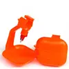 Bebedouro automático para pato e frango 6 pontos tubo redondo copo de suspensão integrado bebedouro de esfera de aço bico de pato para beber