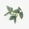 Acessórios para Guirlanda de Flores Flor de Palha DIY Corsage de Geada Branca Planta Decorativa Gipsofila Folha Verde Flor de Plástico