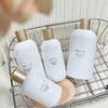 350,250,500ml Botella de Plástico Blanca Porcelana Paquete para Salón de Belleza Material Tónico Puro Rocío Botella de Plástico Grueso de Alta Calidad