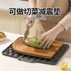 Tapete de Drenaje de Silicona con Pendiente para Encimera Cocina Anti-Escaldaduras Aislante para Ollas Tapete Grueso para Encimera Antideslizante Fijador para Tabla de Cortar