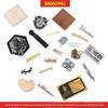 Placa de identificação de corrosão de metal novo sinal zhi sinal de aço inoxidável galvanizado estampagem serigráfica placa de porta serigrafada logotipo