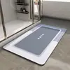 Tapete de Chão de Terra de Diatomáceas Estilo Minimalista Transfronteiriço para Banheiro de Casa, Entrada, Tapete para Pés Absorvente de Água Antiderrapante, Pode Ser Personalizado e Enviado