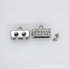 Hebilla de 8 mm, hecha a mano, accesorio para llavero de coche, llavero DIY con personalidad creativa, hebilla de cuerda de cuero tejida.
