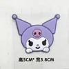 Pegatina 3D de Sanrio Kulomi Pegatina DIY para Teléfono Móvil Pegatina para Taza Térmica Taza de Plástico Pegatina para Agujero Accesorios para Zapatos