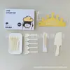 Caixa de presente com conjunto de louças de aniversário, conjunto de cinco peças, pratos de papel para padarias e confeitarias, combinação de talheres e pratos descartáveis