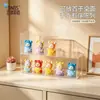 Caixa de Armazenamento BNBSClear Figura Desktop Montada na Parede Uso Duplo Tendência Brinquedo Caixa Surpresa Vitrine Ornamento Caixa à Prova de Poeira