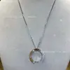 Collar de Uñas de Moissanita V Tarjeta Dorada para Parejas, Diseño Completo de Cabeza y Cola de Diamante, Fabricación de Precisión CNC, Plata Pura, Versión de Alta Calidad, Venta Directa del Fabricante