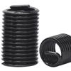 Manguito de tornillo de alambre de cola de zinc negro chapado en acero inoxidable 304 negro, manguito de diente autorroscante, manguito de alambre, manguito de rosca, venta al por mayor