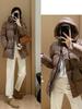 Chaqueta con capucha y plumón de pato blanco de la serie moderna M 90, abrigo holgado, grueso y cálido para invierno YR4412XY