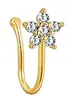 Ornamentos de Nariz de Moda Criativa Transfronteiriços Europeus e Americanos Sem Perfuração Anel de Nariz Falso Diamante Amor Borboleta Enrolado Manualmente Clipe de Nariz