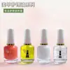 Esmalte cor saudável amaciador de pele morta amarelo acampamento óleo nutritivo óleo brilhante líquido para cuidado das unhas esfoliante anti-farpado