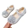 Zapatos de Cristal para Bebé Niña Primavera y Verano Zapatos de Princesa Suela Suave para Niña Calzado Formal para Niña Zapatos Pequeños de Cuero Zapatos para Caminar para Bebé