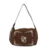 Yaozi Colección Otoño 2026: Bolso de Mano de Moda Estilo Chino Artístico y Tradicional, Bolso Tote Elegante, Bolso de Hombro Único y Moderno