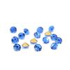 Diamantes de cristal de colores de vidrio, redondos, con base puntiaguda, comercio internacional, pegatinas de joyería para uñas DIY, diamantes acrílicos al por mayor