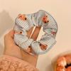 Dulce Liga para el Cabello Scrunchie para Mujeres, Satén de Alta Gama Estilo Coreano Versátil Cuerda para el Cabello, Suave Encaje Lunares Accesorio para el Cabello, Pañuelo Cuadrado para la Cabeza