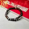 Pulsera de Madera Chen Gui Bao Yi Ming Xian Yuan Wen Wan Estilo Pareja Hombres y Mujeres Personalizada de Madera 108 Cuentas Pulsera de Múltiples Vueltas Regalo