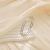 Pulseira de Aço Titânio Prata Feminina Anel de Zircônia de Alta Qualidade Joia de Mão Pulseira Prata Pulseira de Corda Pulseira Atacado