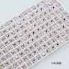 Rhinestones para Arte de Uñas Rosa Claro Accesorios DIY, Rhinestones Cuadrados Grandes Súper Brillantes Forma de Huevo de Paloma, Rhinestones K9 con Base Puntiaguda para Arte de Uñas
