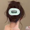 Pinza para el pelo de concha estilo coreano que no lastima la cabeza, elegante pinza de abulón para mujer, accesorio para el cabello versátil y de alta gama