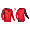 Traje de Carrera de Manga Larga Bicicleta de Montaña Campo Traviesa Secado Rápido Camisa Cultural Tld Traje de Descenso Fox Traje de Ciclismo Superior