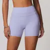Shorts de Yoga Apertados Europeus e Americanos com Lixamento Elástico Cintura Alta Levanta Bumbum Pêssego Shorts Casuais para Corrida e Fitness 8863