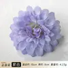 Flores artificiales de tono morado, abanico de novia, linterna de festival, pasador DIY, birrete de graduación, kit de materiales para tocado