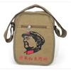 Bolso de Hombro Único para Hombre, Bolso de Lona, Bolso Retro, Bolso Cruzado Lei Feng, Bolso de Hombro Único de Cinco Estrellas, Mochila Escolar para Estudiante, Bolso para Hombre Estrella Roja
