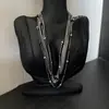 Nuevo Collar en Capas de Cadena con Cuentas de Diseño Exquisito y de Moda para Mujer Gargantilla de Diseño de Nicho Cadena para Clavícula de Moda